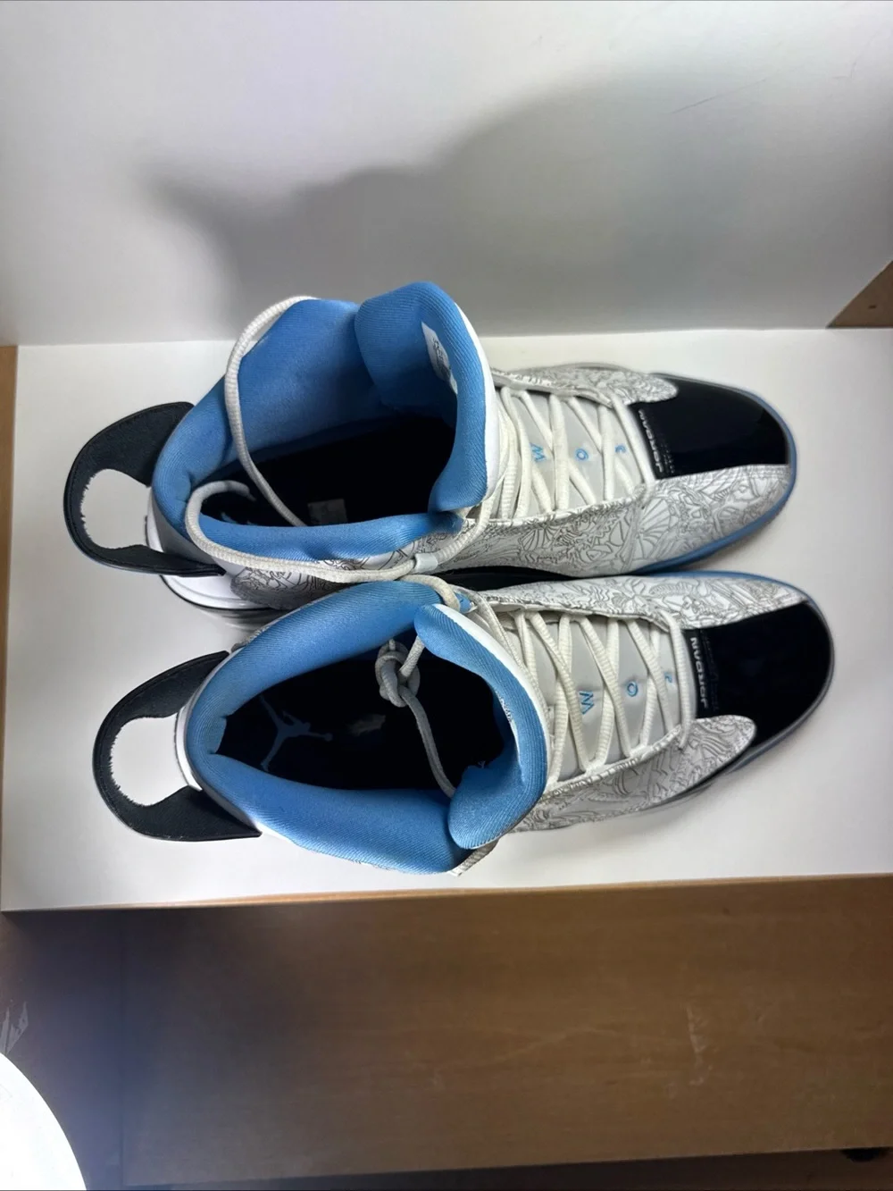 Air Jordan Dub Zero Legend Blue Size 12 Men’s White/University Blue Sneakers
